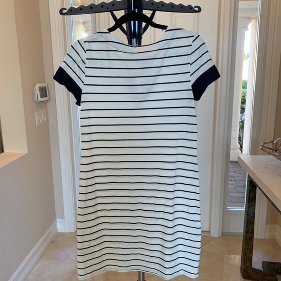 Tommy Hilfiger White/Navy Stripe Dress sz S/P - Picture 5 of 6